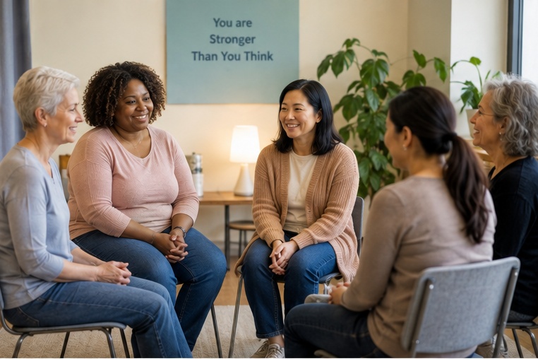 Cancer support group providing wellness guidance