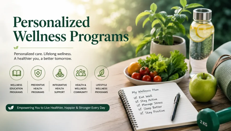 Transform Your Life with Personalized Wellness Programs promoting preventive health, wellness education, integrative health support, and healthy lifestyle choices