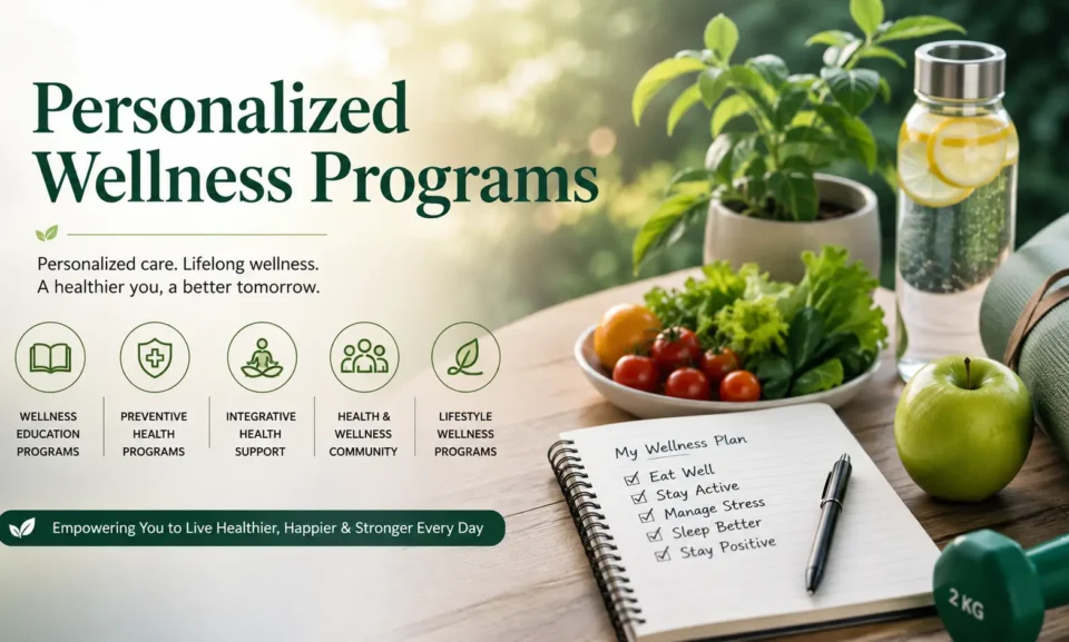 Transform Your Life with Personalized Wellness Programs promoting preventive health, wellness education, integrative health support, and healthy lifestyle choices