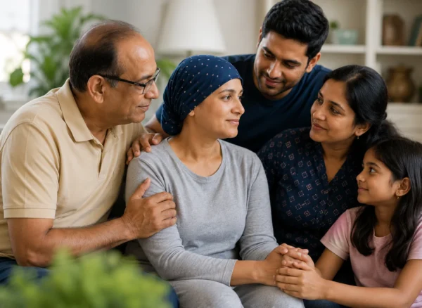cancer-support-south-asian-families Cancer support for South Asian families with loved ones offering emotional support
