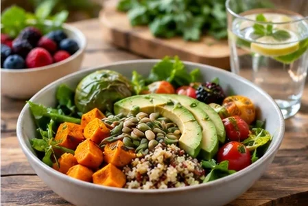 Healthy nutritious meal supporting wellness for cancer patients in the Bay Area