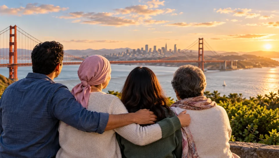 Cancer patients in the Bay Area receiving wellness support