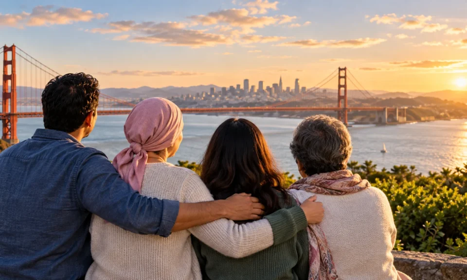 Cancer patients in the Bay Area receiving wellness support